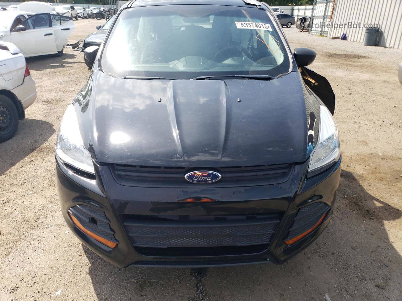 2016 Ford Escape S Black vin: 1FMCU0F78GUC17462