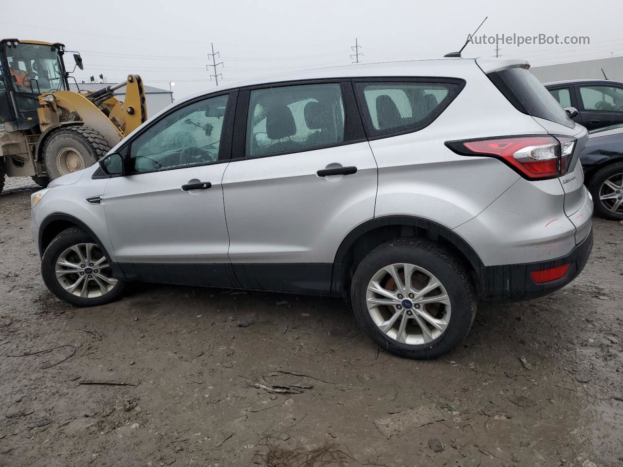 2017 Ford Escape S Silver vin: 1FMCU0F78HUC32898