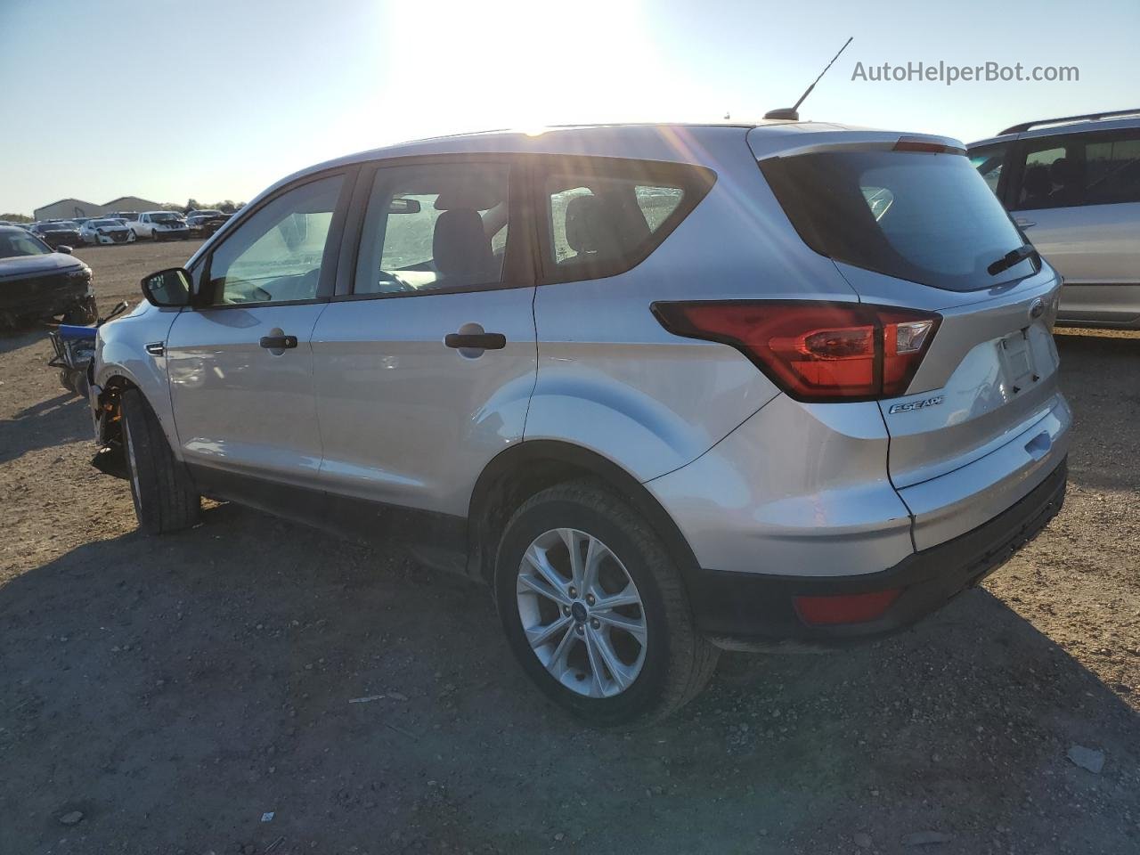 2019 Ford Escape S Silver vin: 1FMCU0F78KUA70889