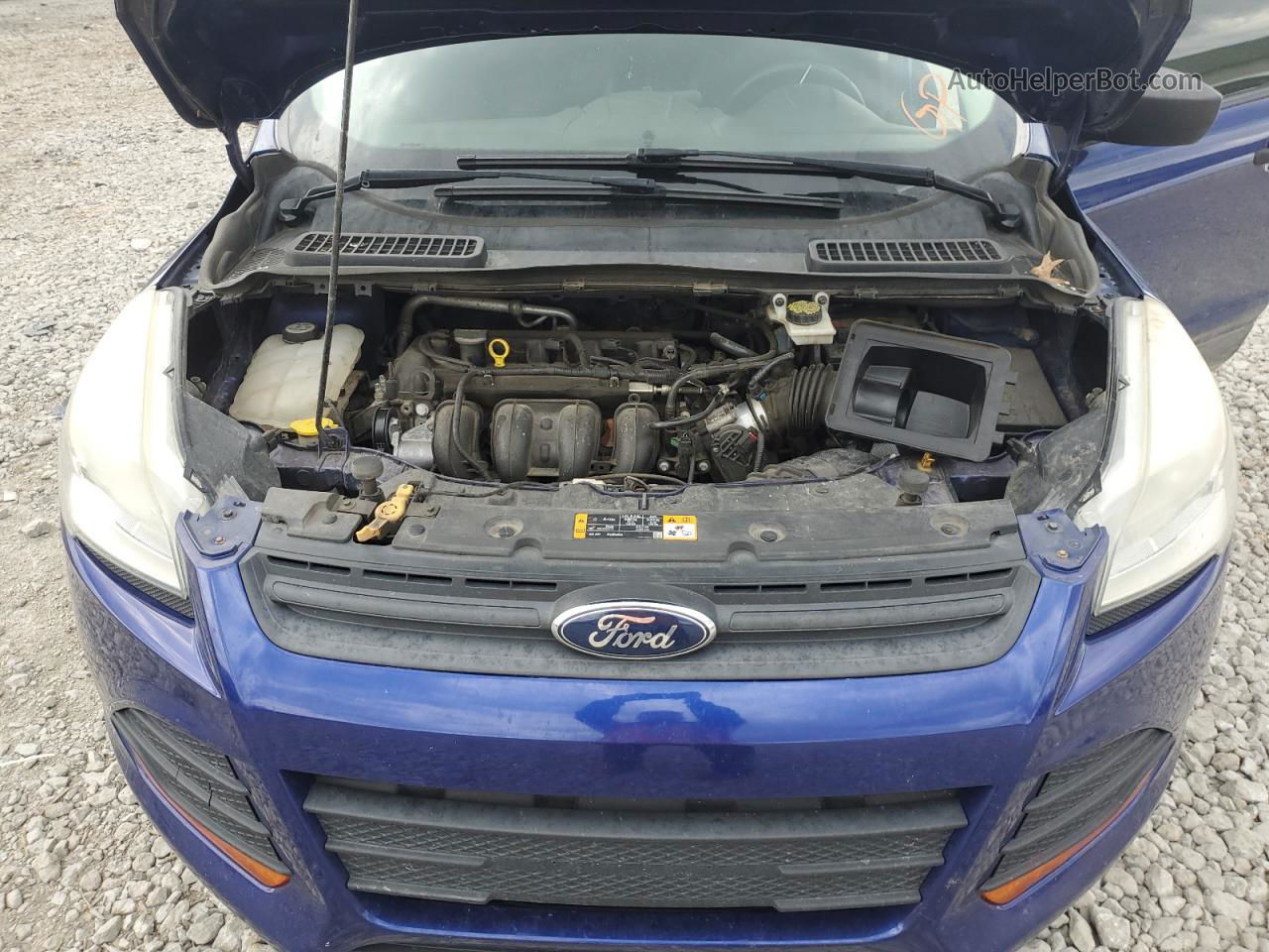 2013 Ford Escape S Blue vin: 1FMCU0F79DUB61642