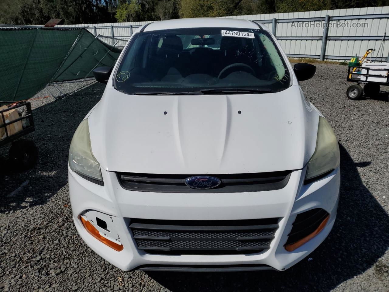 2013 Ford Escape S Белый vin: 1FMCU0F79DUC09141