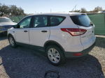 2013 Ford Escape S White vin: 1FMCU0F79DUC09141