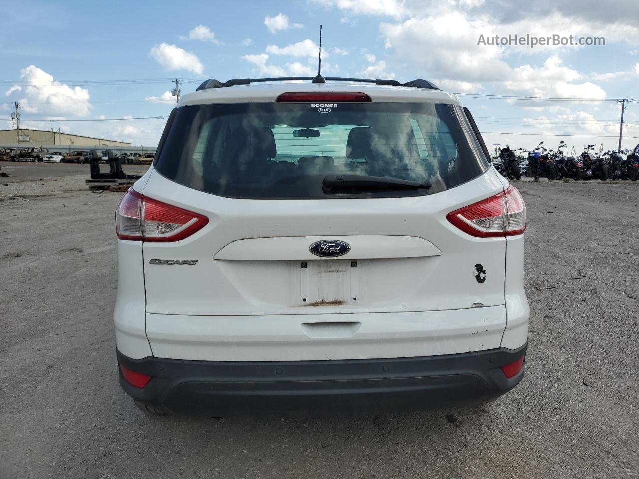 2013 Ford Escape S Белый vin: 1FMCU0F79DUD79273