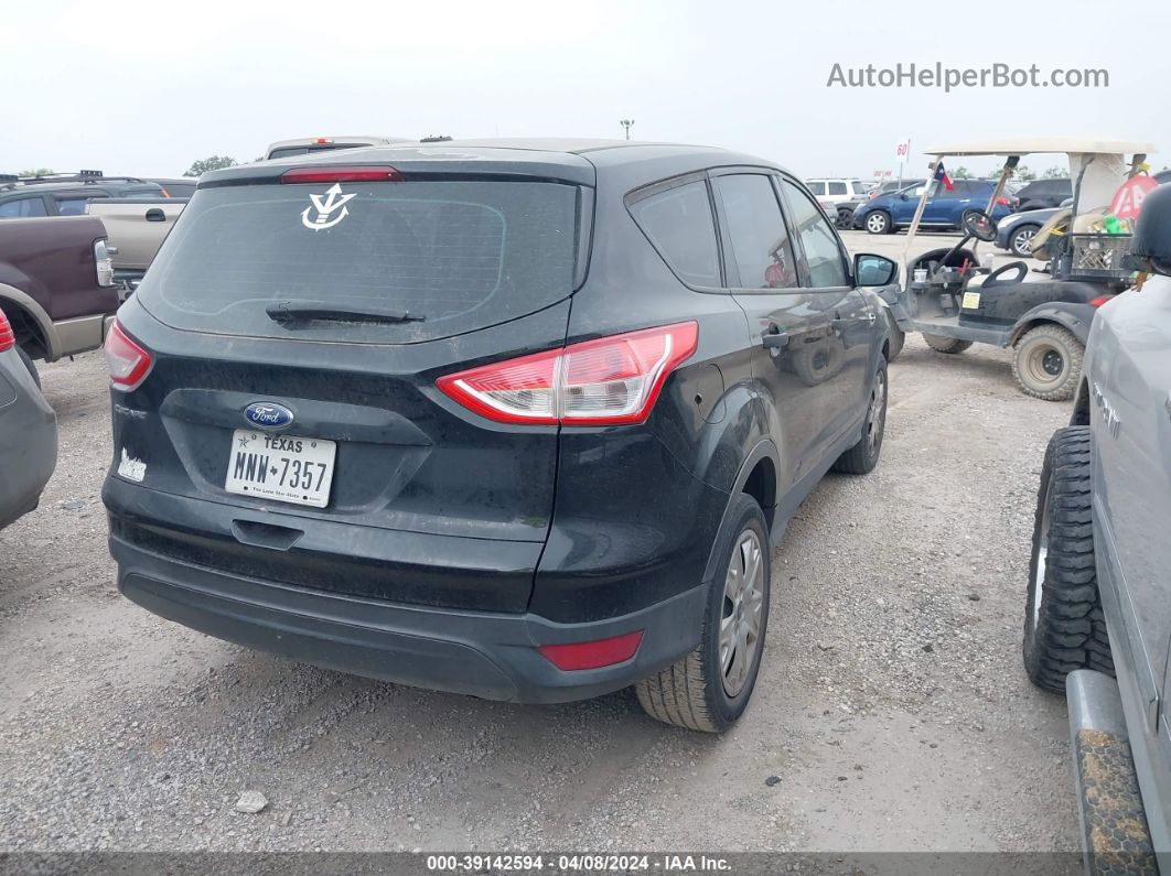 2014 Ford Escape S Black vin: 1FMCU0F79EUA92436