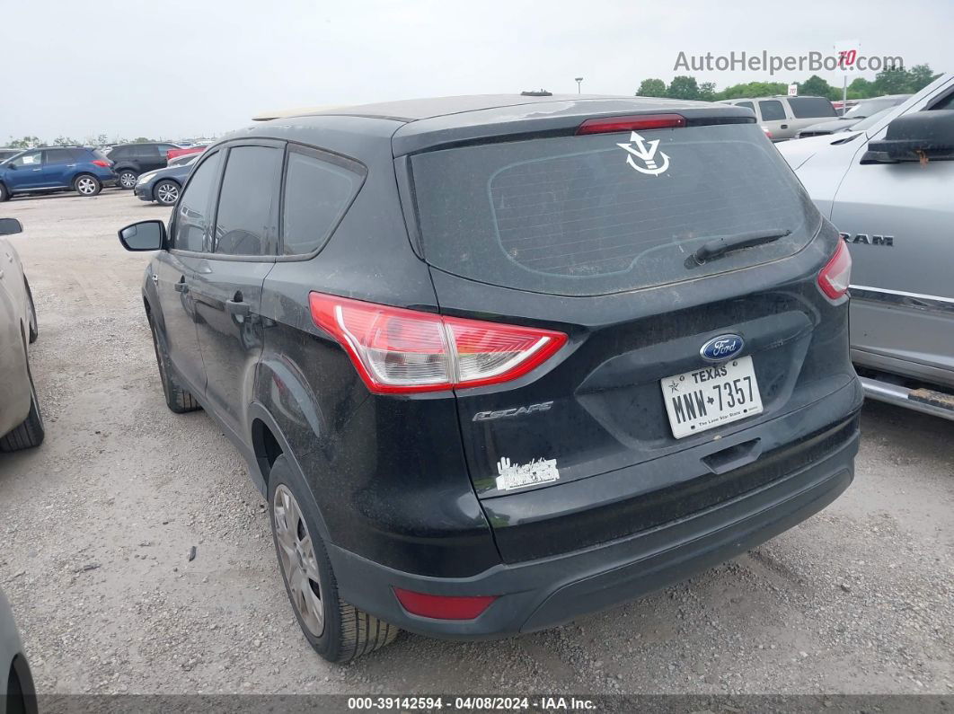 2014 Ford Escape S Black vin: 1FMCU0F79EUA92436