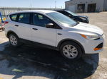 2014 Ford Escape S White vin: 1FMCU0F79EUB62744