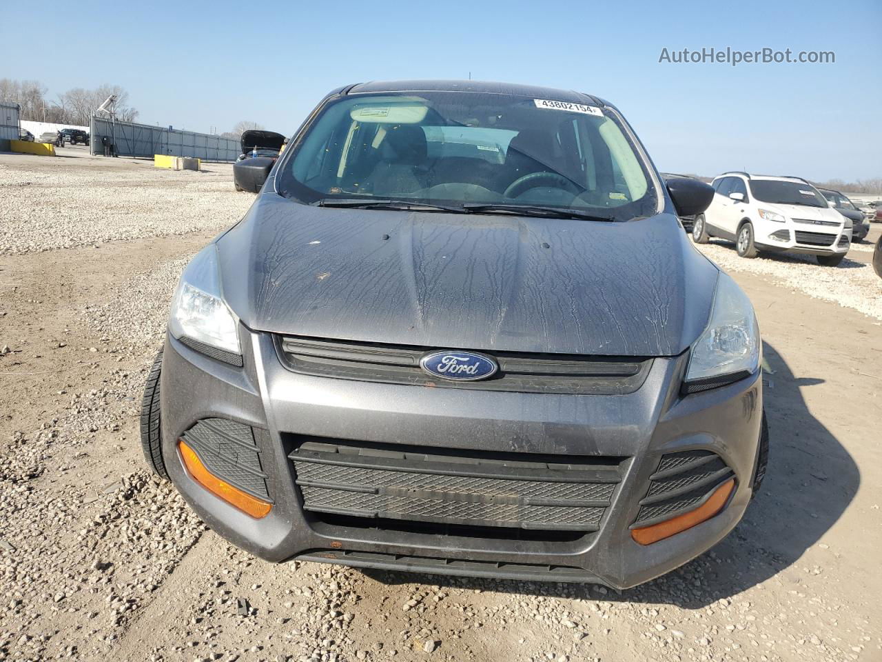 2014 Ford Escape S Gray vin: 1FMCU0F79EUE12192