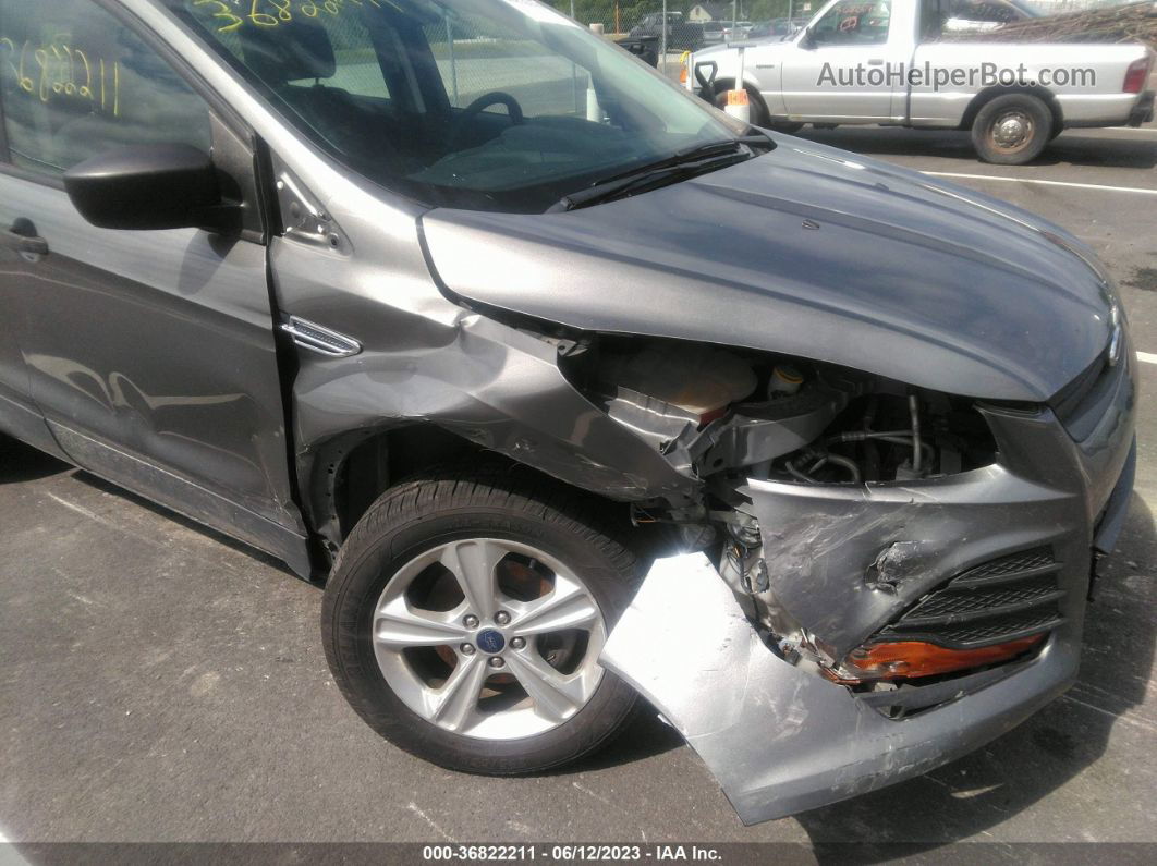 2014 Ford Escape S Gray vin: 1FMCU0F79EUE37318