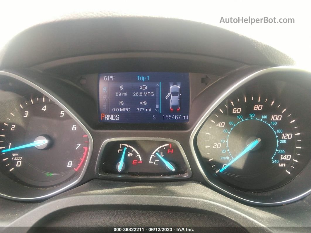 2014 Ford Escape S Серый vin: 1FMCU0F79EUE37318