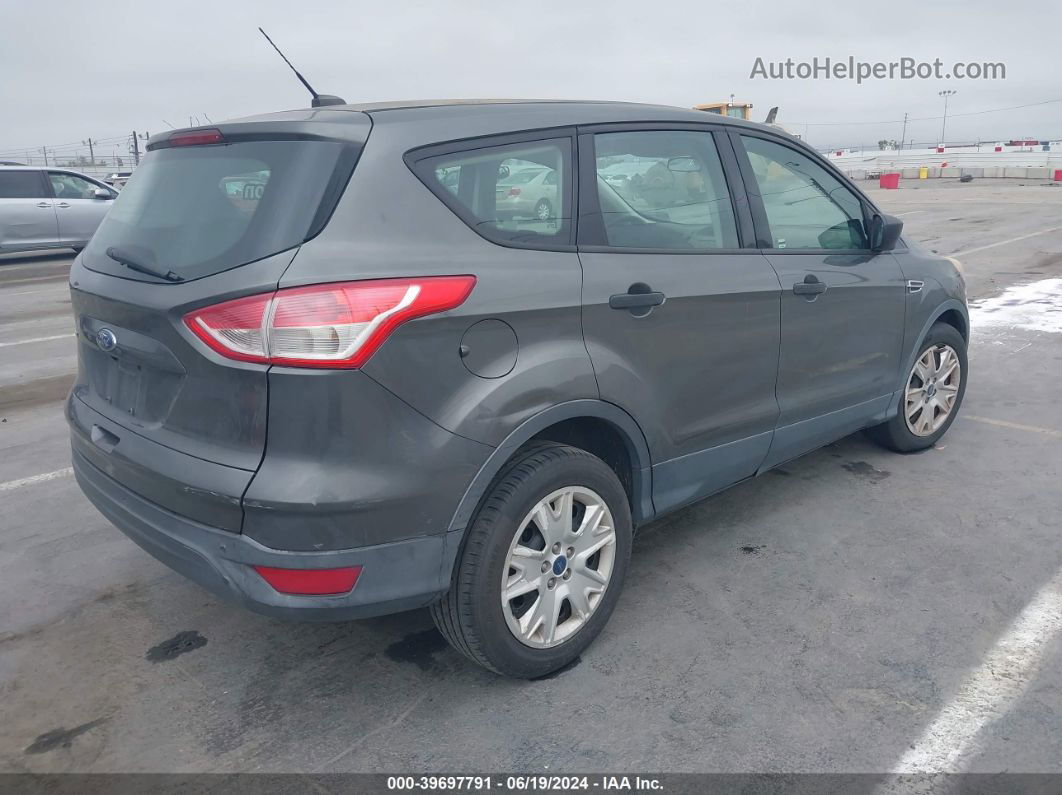 2015 Ford Escape S Gray vin: 1FMCU0F79FUA25563