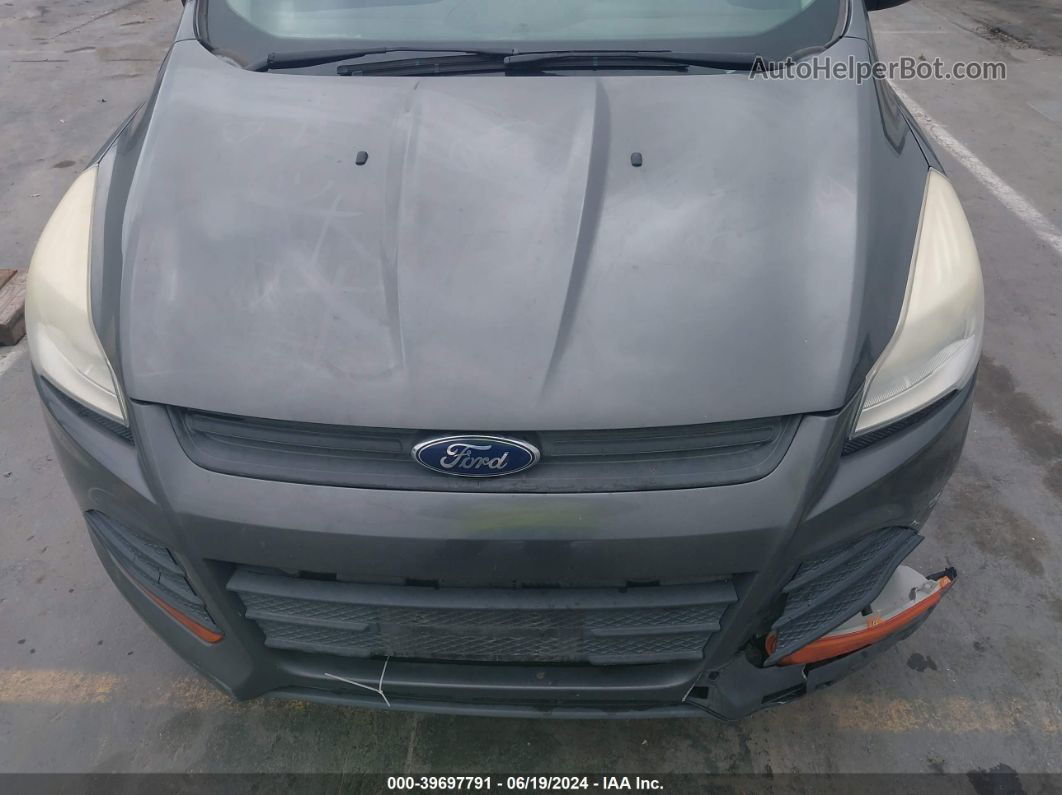 2015 Ford Escape S Gray vin: 1FMCU0F79FUA25563