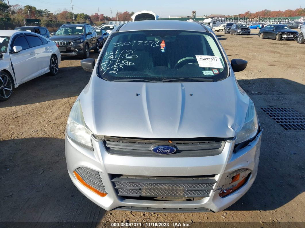 2015 Ford Escape S Silver vin: 1FMCU0F79FUA94270