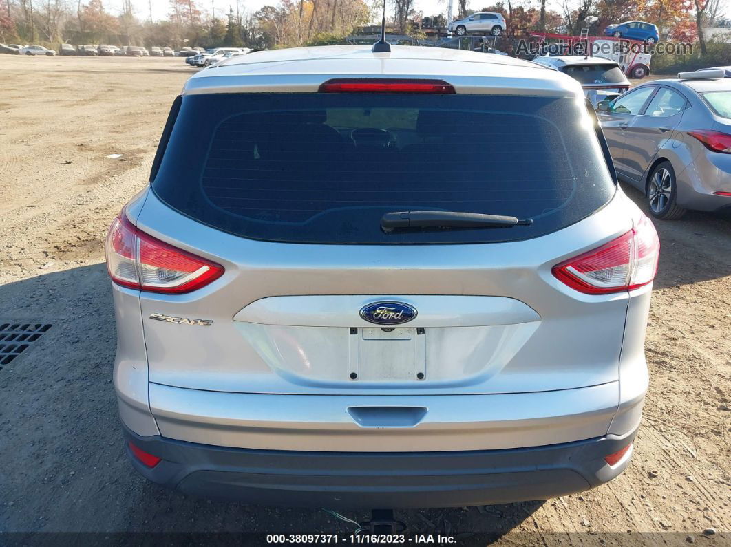 2015 Ford Escape S Silver vin: 1FMCU0F79FUA94270