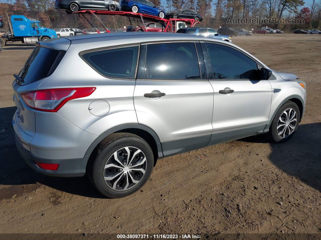 2015 Ford Escape S Silver vin: 1FMCU0F79FUA94270