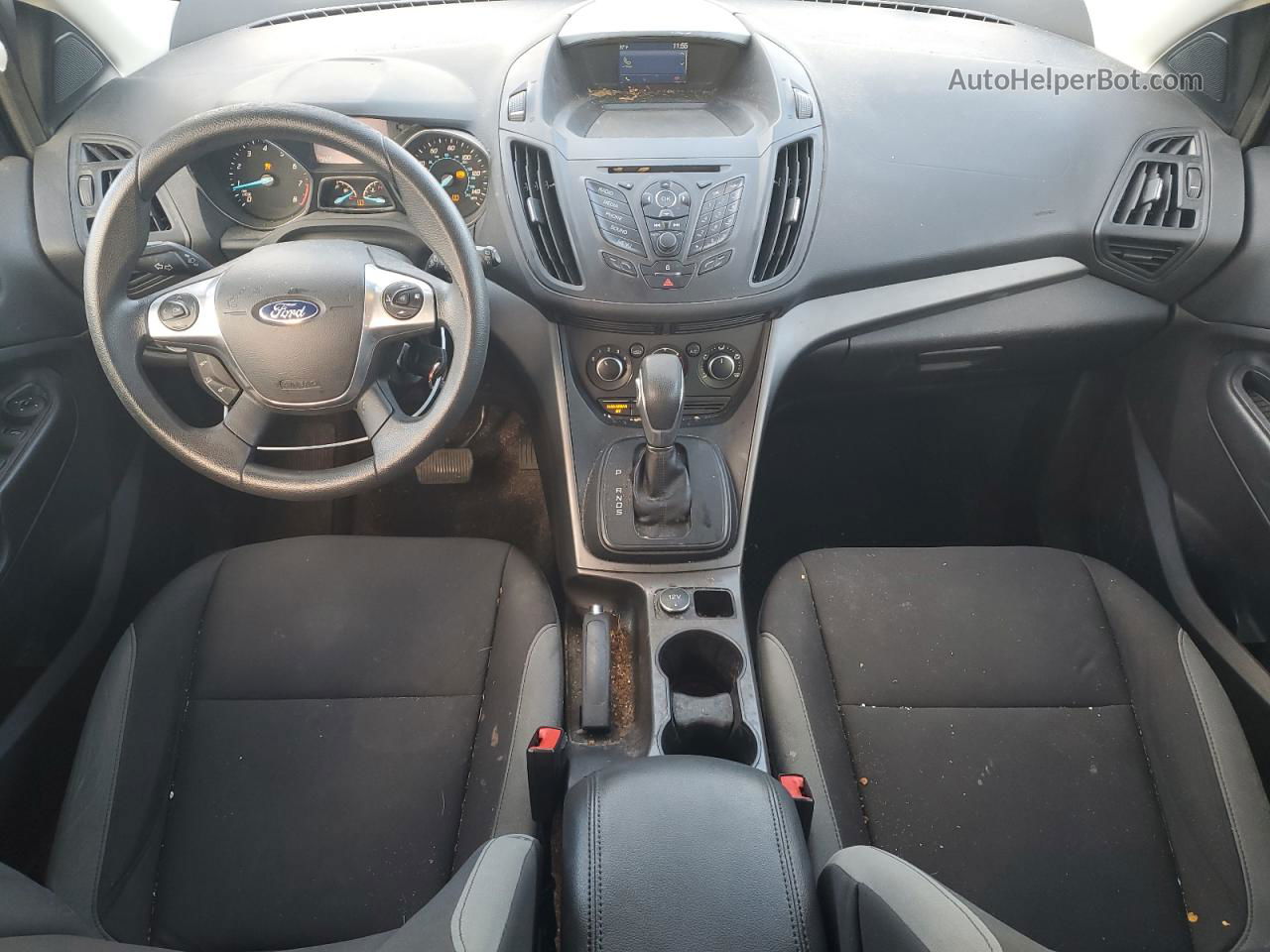 2015 Ford Escape S Silver vin: 1FMCU0F79FUB56685