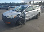 2015 Ford Escape S Silver vin: 1FMCU0F79FUB56685