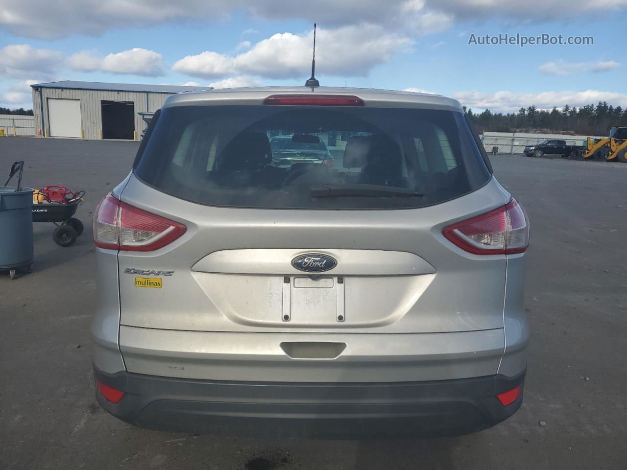 2015 Ford Escape S Silver vin: 1FMCU0F79FUB56685