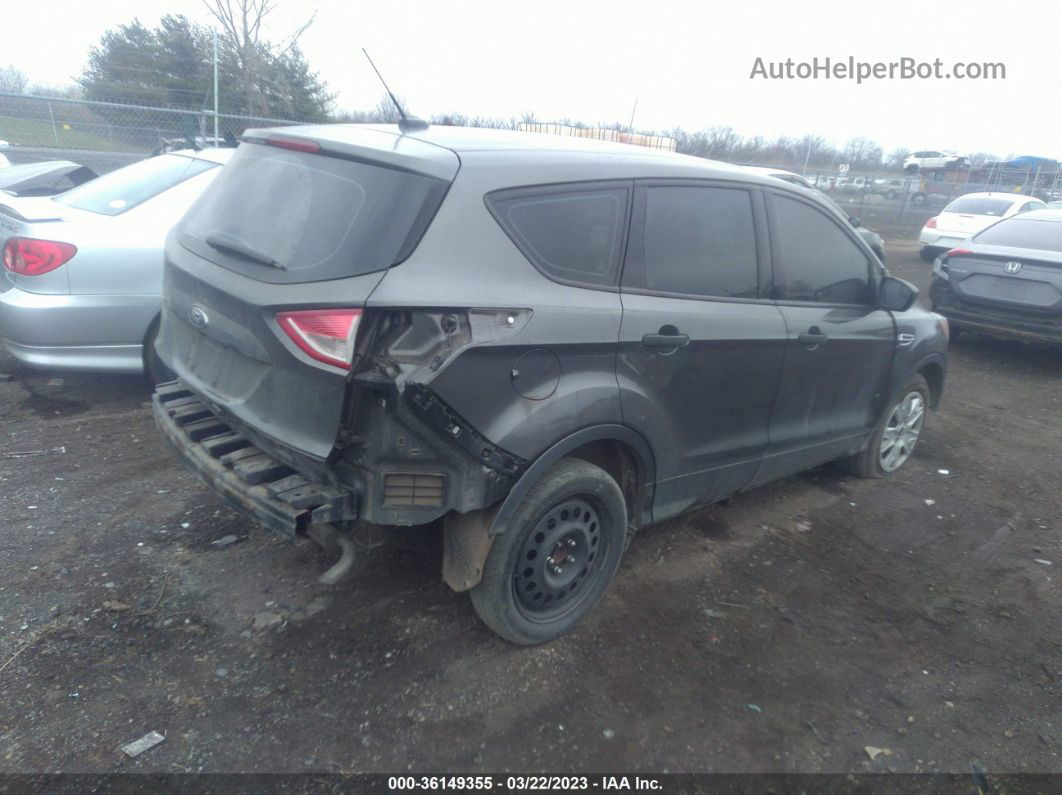 2015 Ford Escape S Gray vin: 1FMCU0F79FUB79299