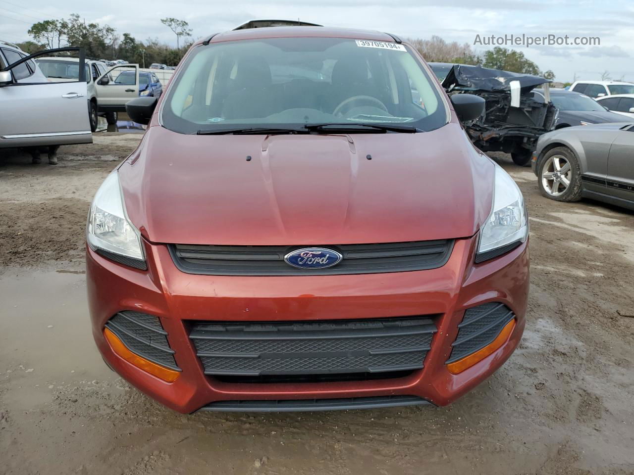 2015 Ford Escape S Maroon vin: 1FMCU0F79FUC32695