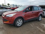 2015 Ford Escape S Maroon vin: 1FMCU0F79FUC32695