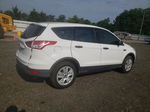 2016 Ford Escape S White vin: 1FMCU0F79GUB60608