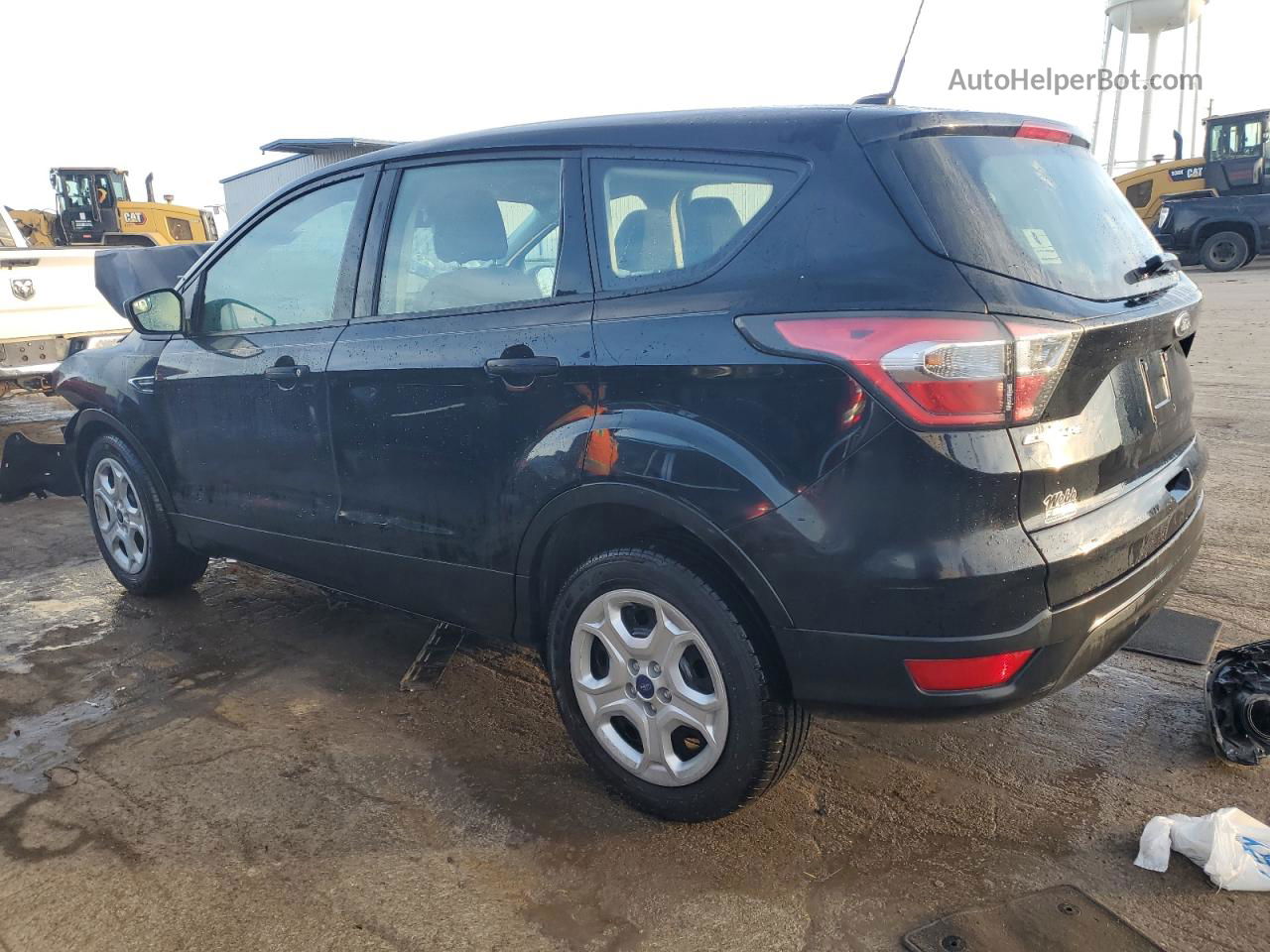 2017 Ford Escape S Черный vin: 1FMCU0F79HUB37959