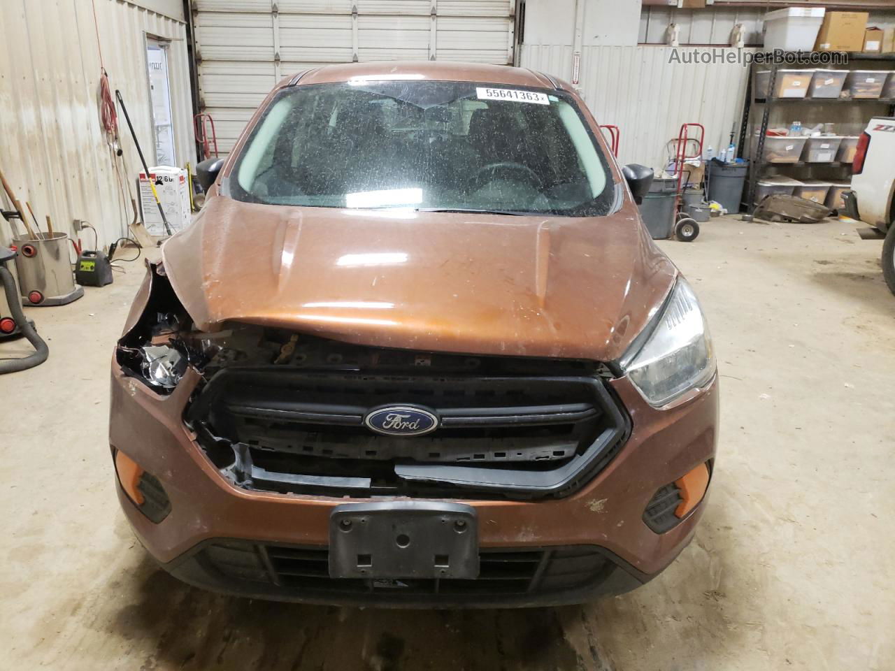 2017 Ford Escape S Orange vin: 1FMCU0F79HUC10294