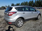 2017 Ford Escape S Silver vin: 1FMCU0F79HUC27452