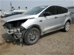 2017 Ford Escape S Silver vin: 1FMCU0F79HUC87439