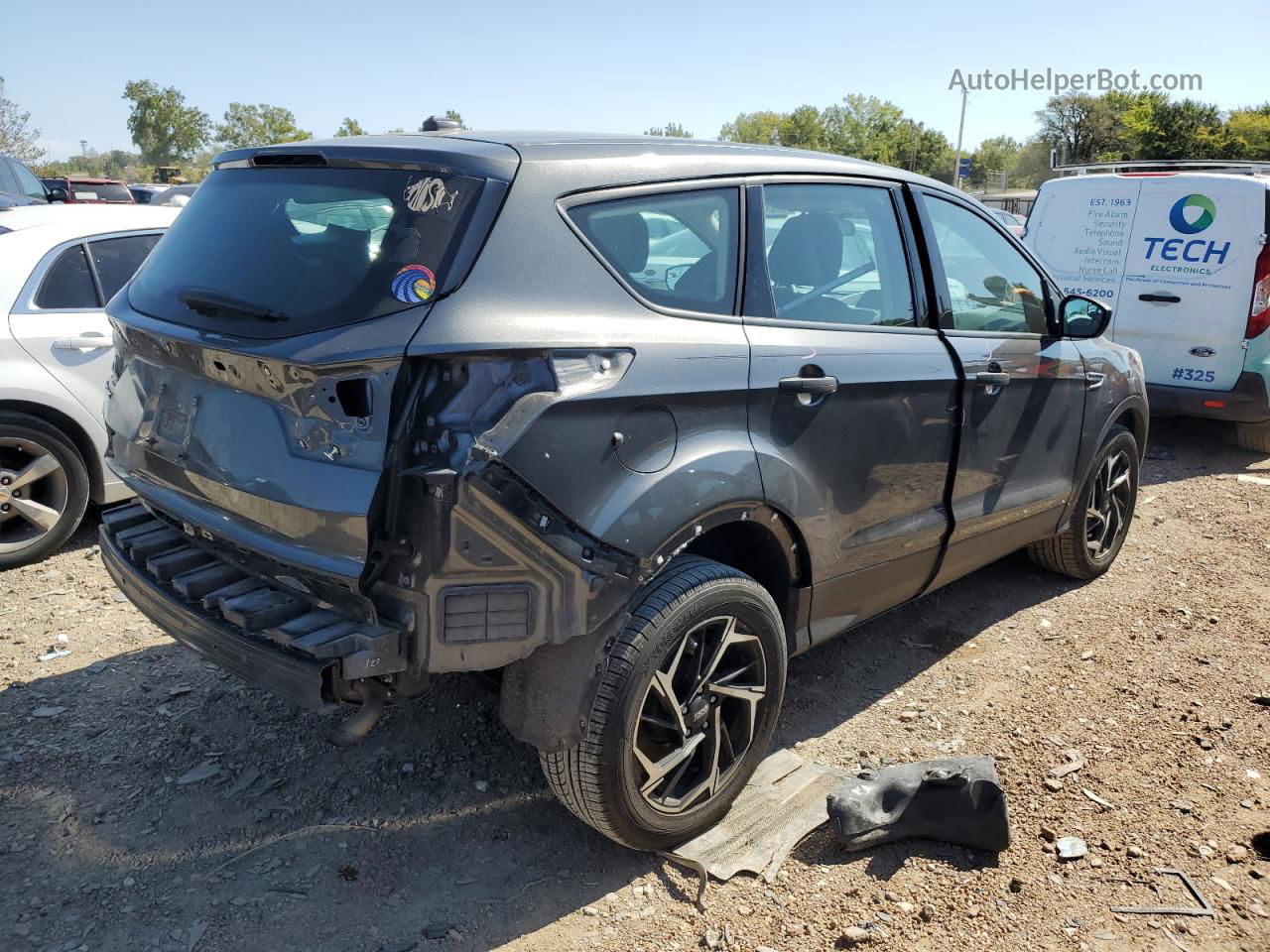 2017 Ford Escape S Charcoal vin: 1FMCU0F79HUE54348