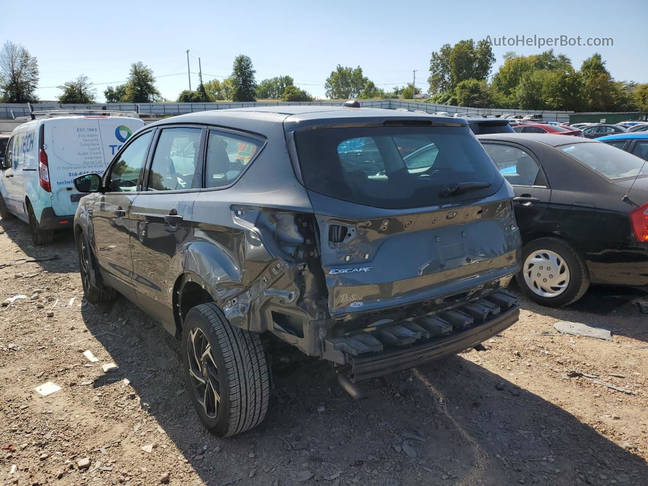 2017 Ford Escape S Charcoal vin: 1FMCU0F79HUE54348