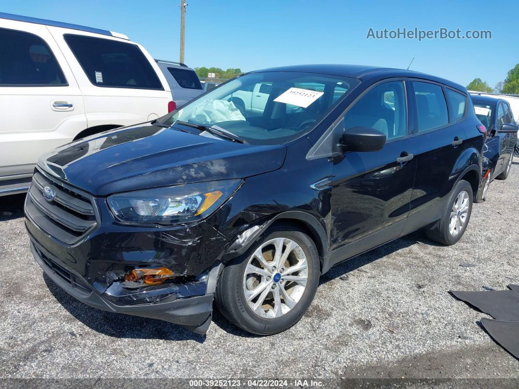 2019 Ford Escape S Black vin: 1FMCU0F79KUA10233