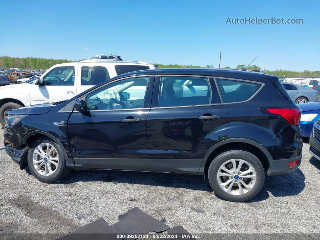 2019 Ford Escape S Black vin: 1FMCU0F79KUA10233