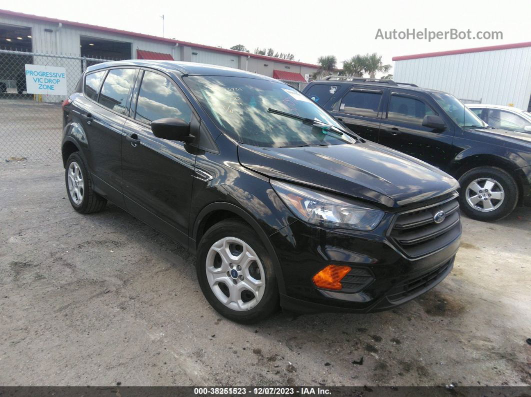 2019 Ford Escape S Черный vin: 1FMCU0F79KUA10653