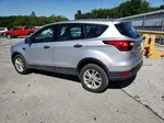 2019 Ford Escape S Silver vin: 1FMCU0F79KUA59027