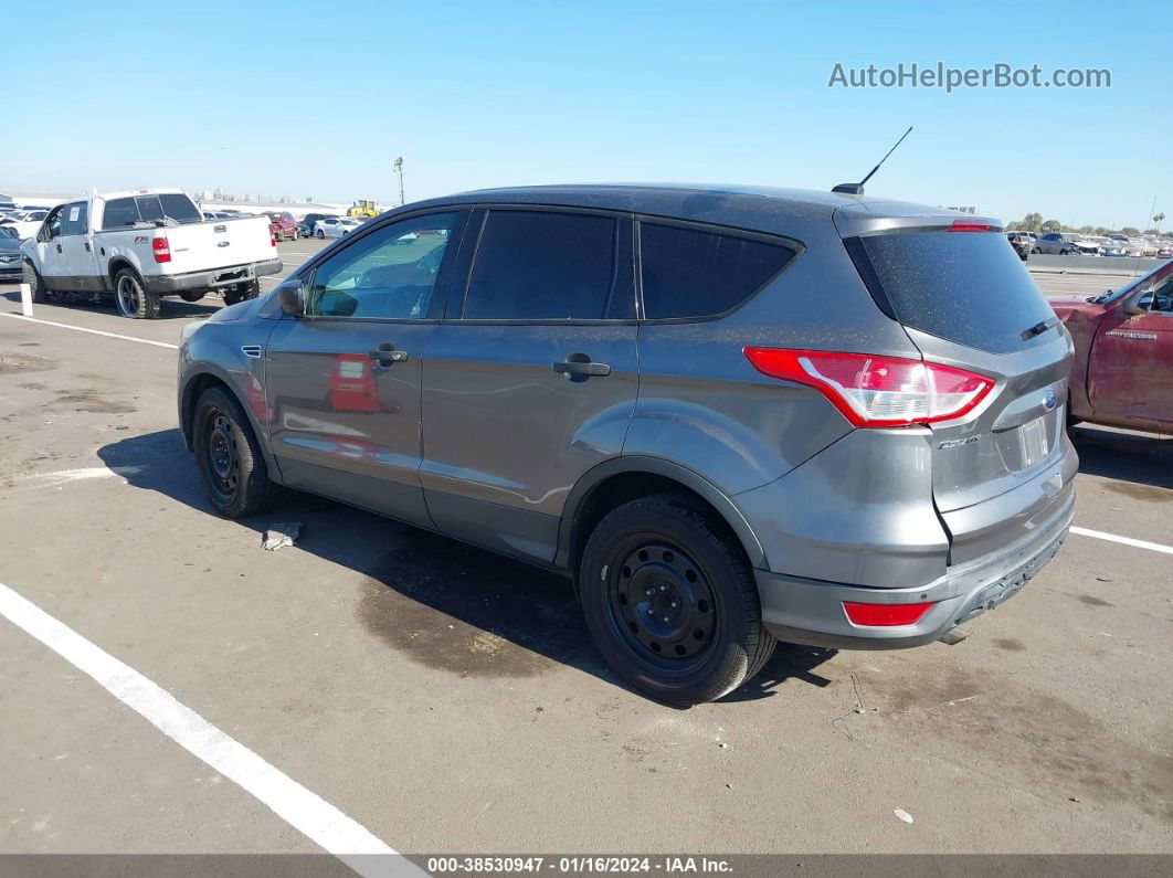 2013 Ford Escape S Silver vin: 1FMCU0F7XDUC48188