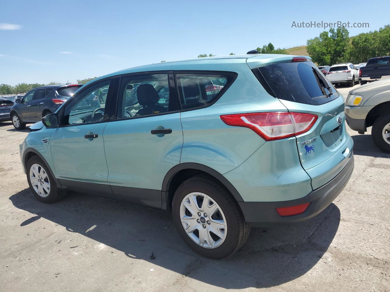 2013 Ford Escape S Blue vin: 1FMCU0F7XDUD23830