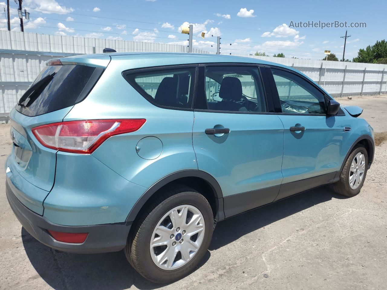 2013 Ford Escape S Blue vin: 1FMCU0F7XDUD23830