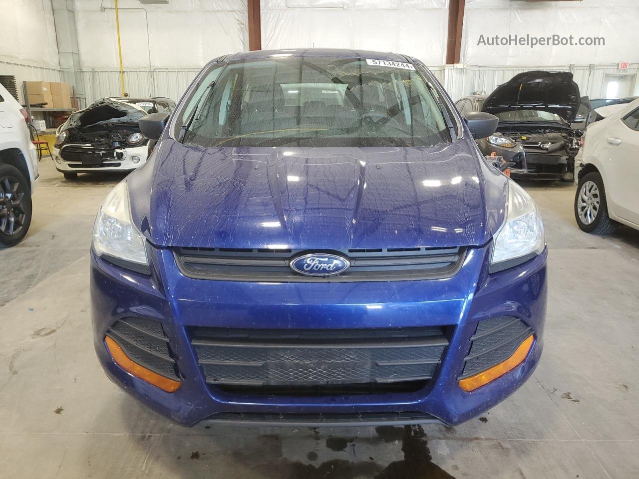 2014 Ford Escape S Синий vin: 1FMCU0F7XEUA11671