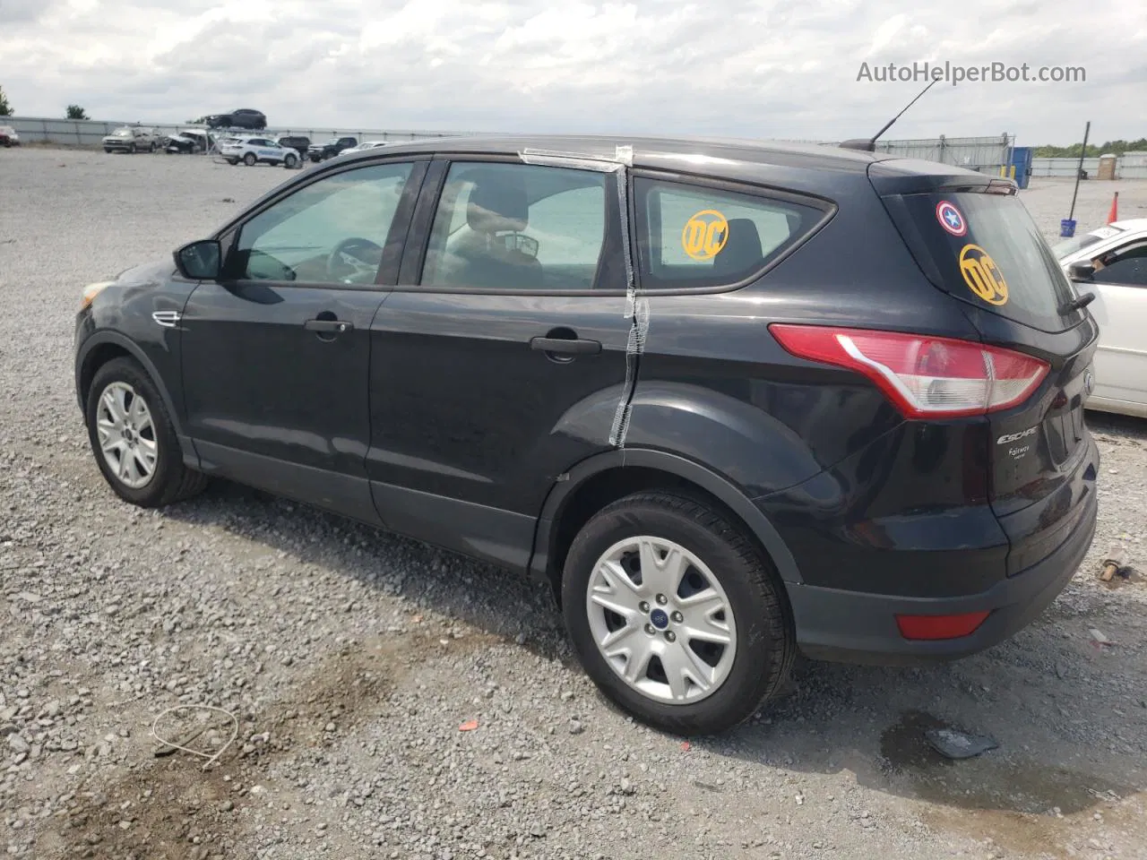 2014 Ford Escape S Black vin: 1FMCU0F7XEUA68744