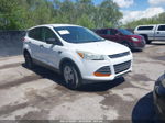 2014 Ford Escape S White vin: 1FMCU0F7XEUB62090