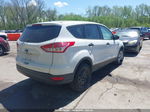 2014 Ford Escape S White vin: 1FMCU0F7XEUB62090