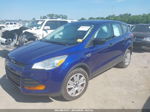 2014 Ford Escape S Blue vin: 1FMCU0F7XEUC19419