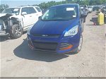 2014 Ford Escape S Blue vin: 1FMCU0F7XEUC19419