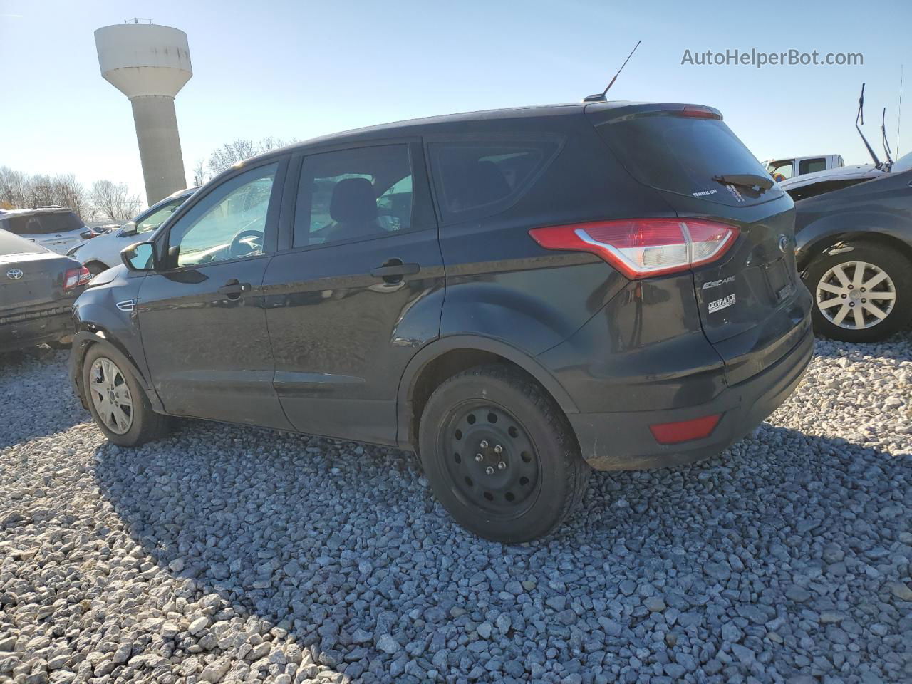 2015 Ford Escape S Black vin: 1FMCU0F7XFUA24566