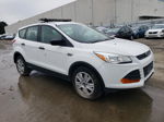 2015 Ford Escape S White vin: 1FMCU0F7XFUB74256