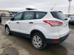 2015 Ford Escape S White vin: 1FMCU0F7XFUB74256