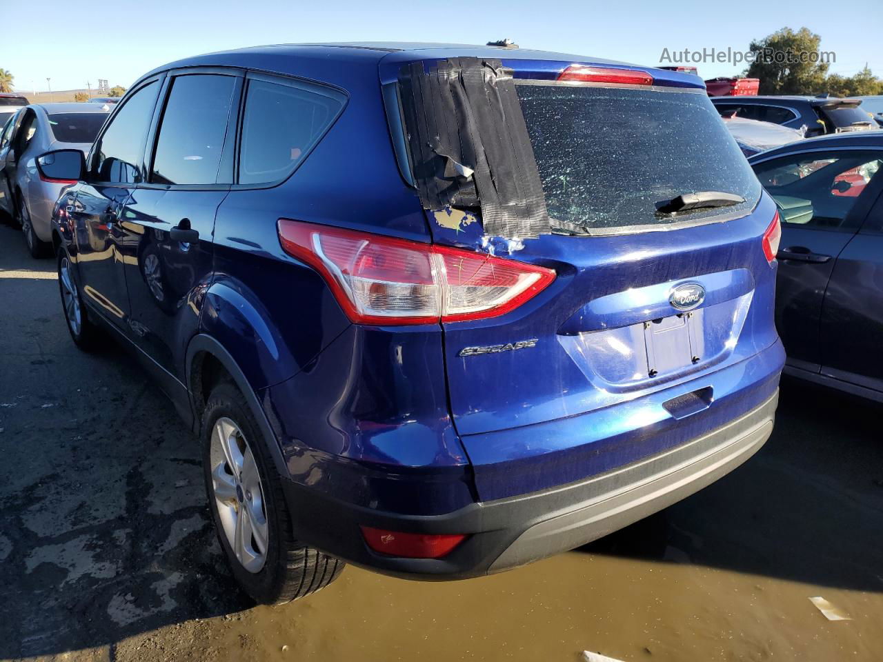 2015 Ford Escape S Blue vin: 1FMCU0F7XFUB95821