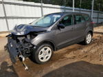 2017 Ford Escape S Gray vin: 1FMCU0F7XHUA75035