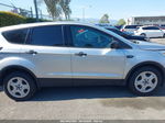 2017 Ford Escape S Silver vin: 1FMCU0F7XHUB61154